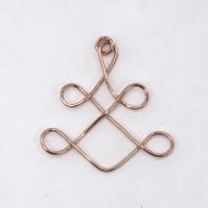 Copper yanrra pendant
